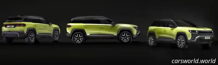 Утечка Jeep Compass 2026 года Демонстрирует дизайн в стиле Recon, и это круто